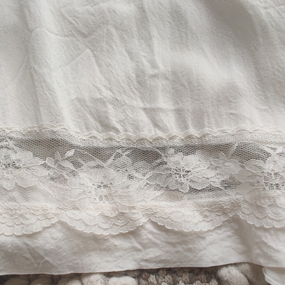 Intimately Free People Outlined high low Cami In Ivory Size Small - Picture 4 of 6